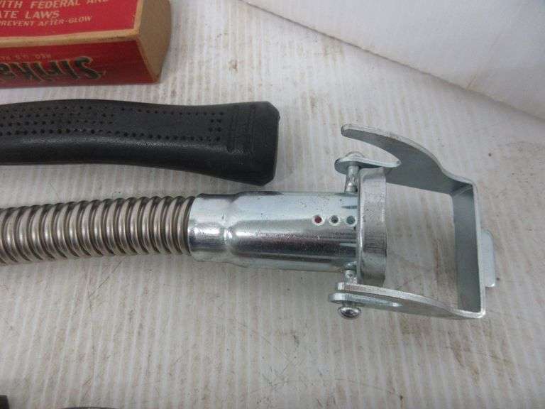 (8) Misc. Tools Hatchet, Oil Can, Torch, Wrenches, and Jerry Can