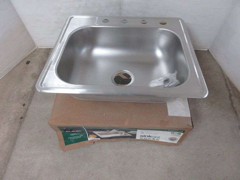 Elkay Top Mount Single Bowl Sink Albrecht Auction Service