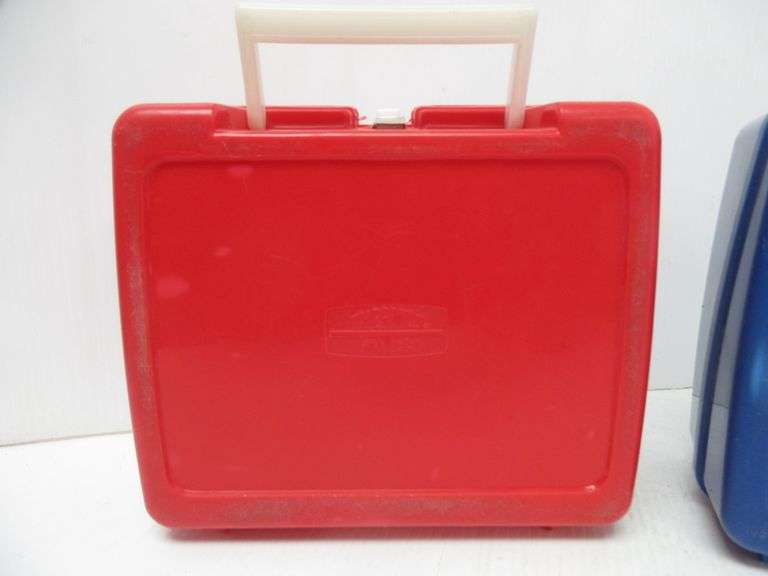 1990 "Where's Waldo" Thermos Lunch Box, and 1994 Looney Tunes Genius Thermos Lunch Box