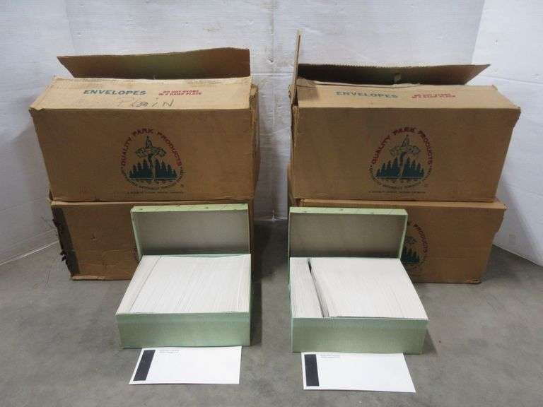 (4) Cases of Envelopes, Various Sizes and Quantities Albrecht Auction