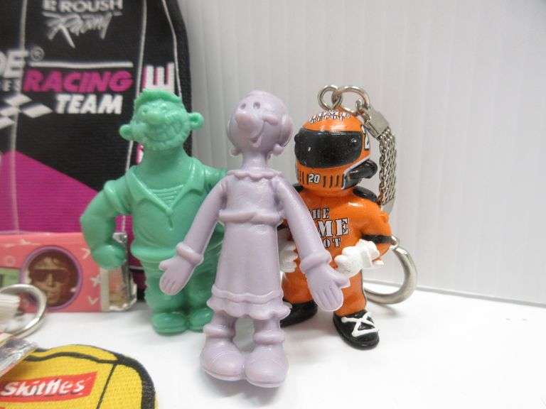 Set of (4) Plastic Popeye Characters by Diener; Vintage Popeye Candy