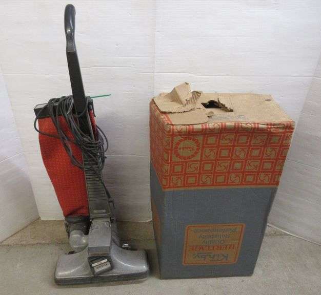Kirby Heritage Vacuum with Box of Attachments Albrecht Auction Service