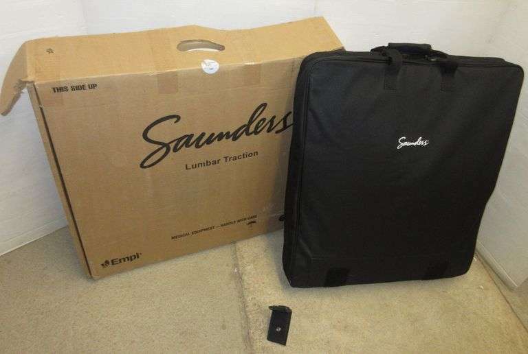 Saunders Cervical Hometrac Deluxe Lumbar Back Spine Traction Device