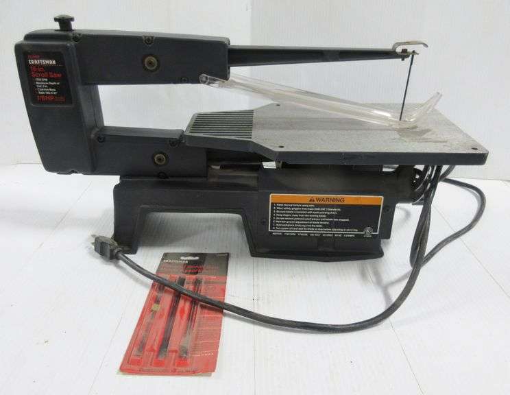 Craftsman 16" Scroll Saw, 1/6 HP, with Pack of Saw Blades Albrecht