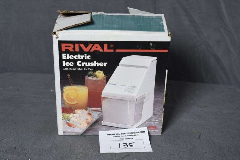 Rival Electric Ice Crusher Albrecht Auction Service