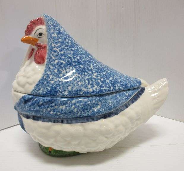 Large Hen/Chicken Soup Tureen with Ladle Albrecht Auction Service