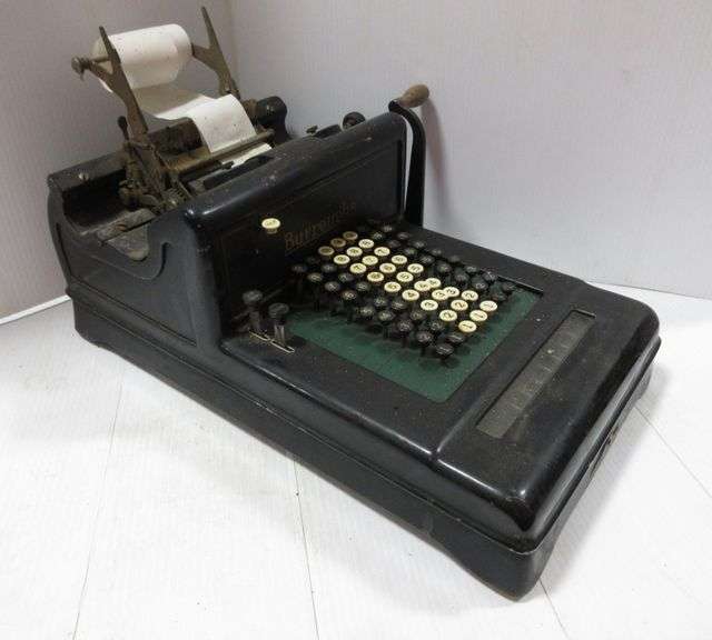 Early 1900s Burroughs Adding Machine - Albrecht Auction Service