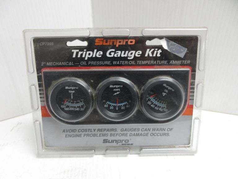 Sunpro Triple Gauge Kit Albrecht Auction Service
