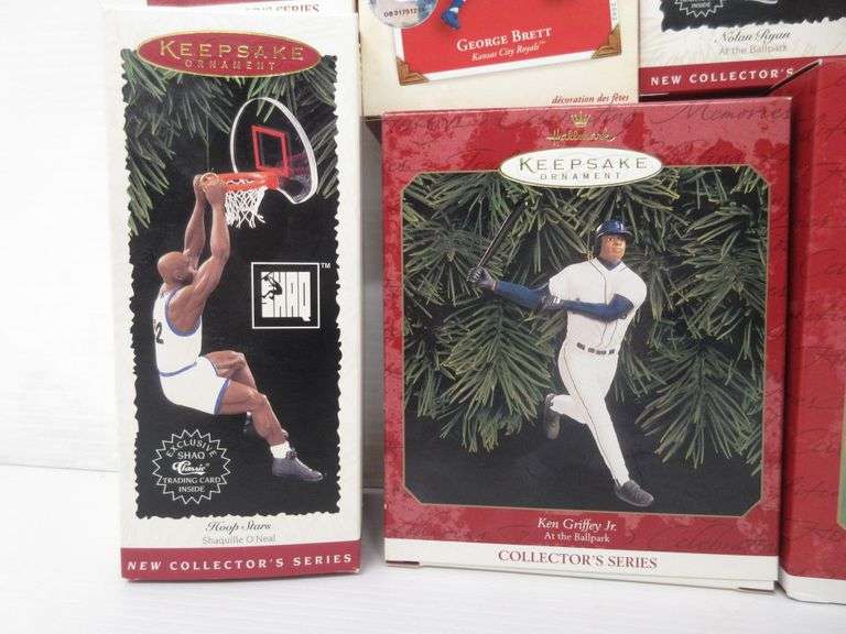 Hallmark Sports Ornaments from the 90s, Includes (8) Baseball Legends