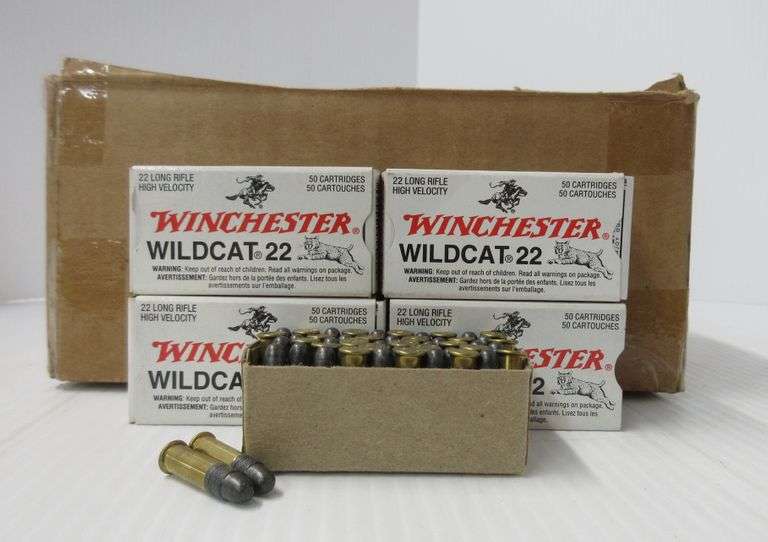 (1,100) Rounds of Winston Wildcat 22 Long Rifle Shells - Albrecht ...
