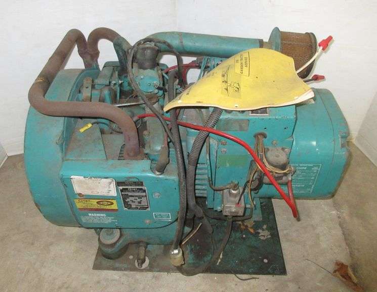 Onan Generator, TwoCylinder, PH1, 60 Hz, 120/240V, KW40, Battery Start