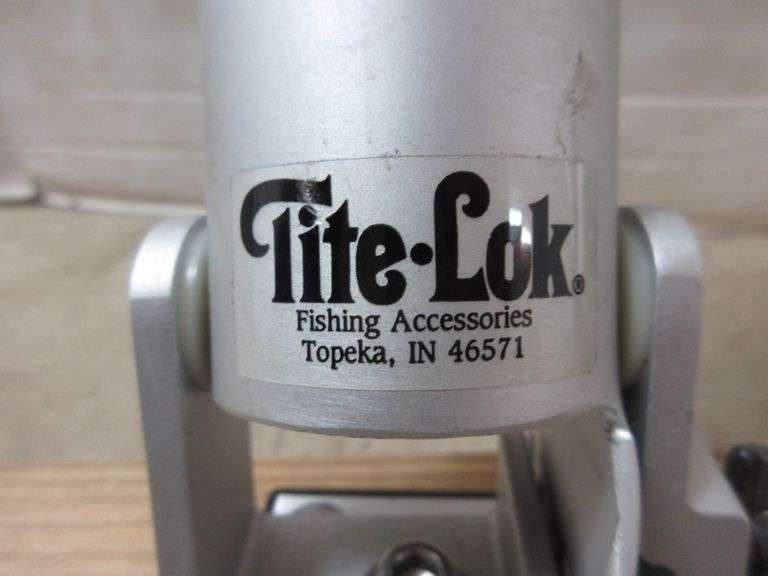 Tite Lok Rod Holders Mounted on Treated 2 x 4s Doubled with Stainless