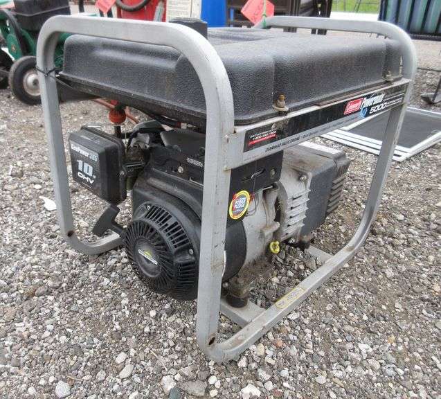 Coleman Powermate 5000W Generator Albrecht Auction Service