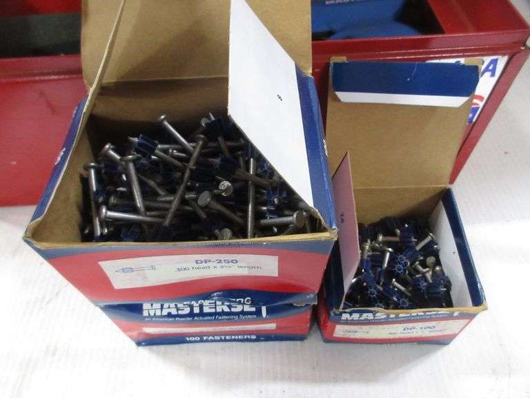 Master Set Tool Powder Actuated Fastening System Albrecht Auction Service