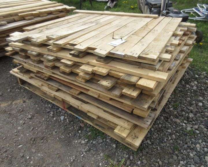 Skid of Pallet Slats Albrecht Auction Service