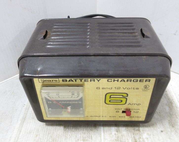 Sears Battery Charger 6 and 12V Albrecht Auction Service