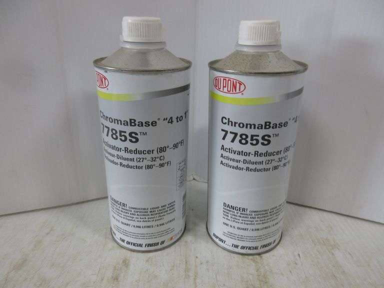 (2) Quarts DuPont Chromabase Activator Reducer, No. 7785S Albrecht