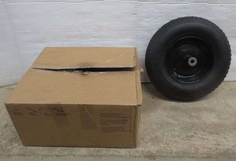 True Temper Wheelbarrow Kit Tire, Handles, and Legs Albrecht Auction