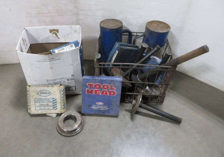 Semi Truck and Trailer Parts, Including Stemco Hub Seal Tool, Wheel