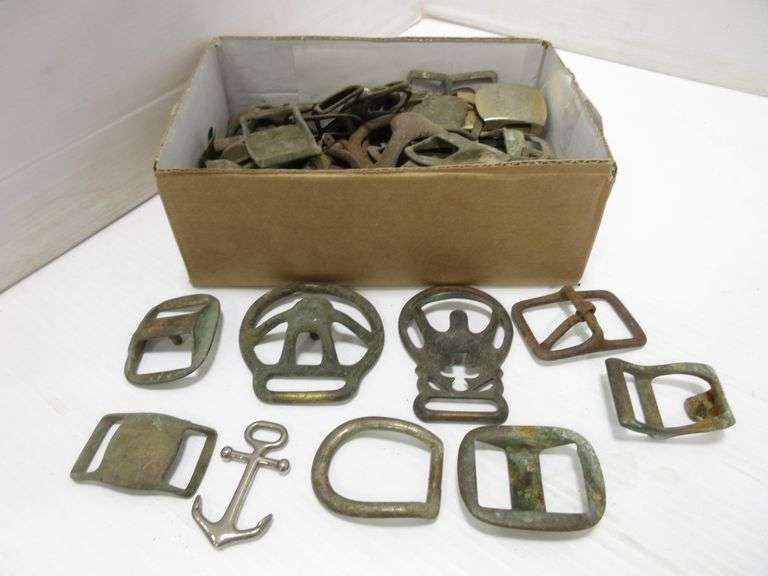 Old Belt Buckles Albrecht Auction Service