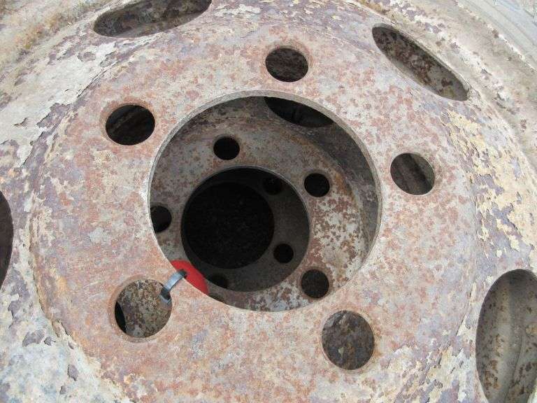 (3) Truck Wheels, 7.5020 on FiveHole Budd Wheels Albrecht Auction