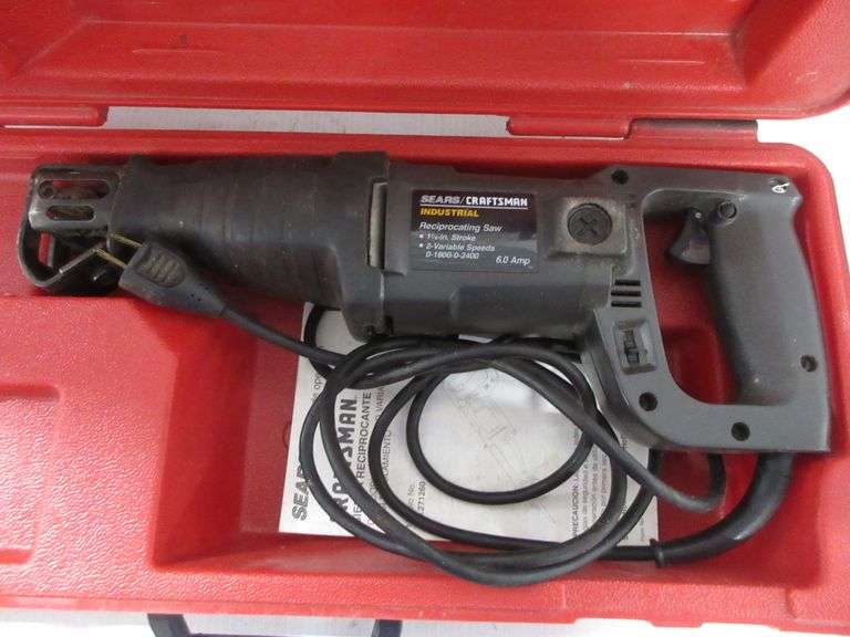Sears Craftsman Industrial Electric Reciprocating Sawzall Albrecht