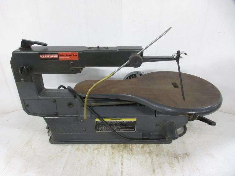 Craftsman 16" Scroll Saw, 120V, 1,725 RPM, No.137.216160 Albrecht