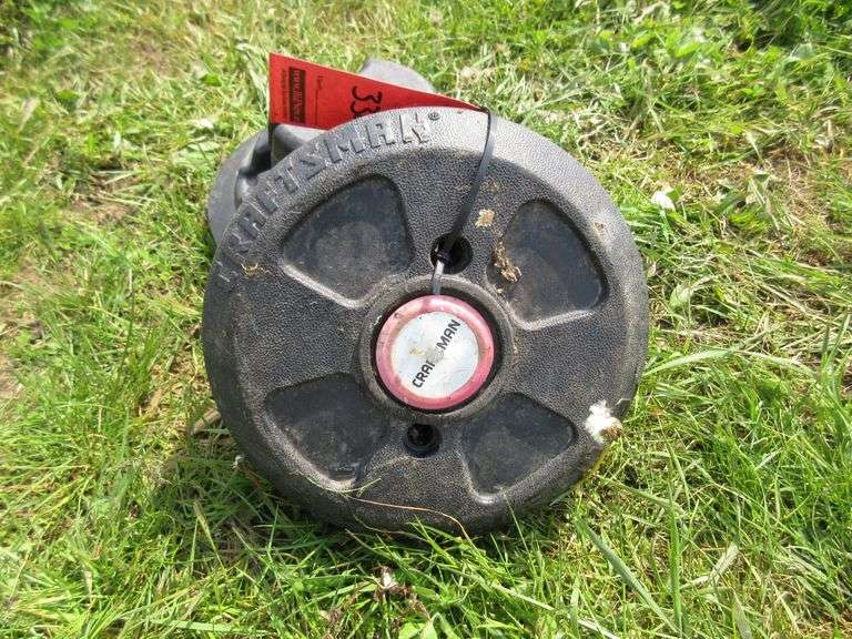 (2) Craftsman Lawn Mower Weights Albrecht Auction Service