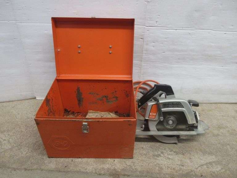 Black & Decker Circular Saw with Case Albrecht Auction Service