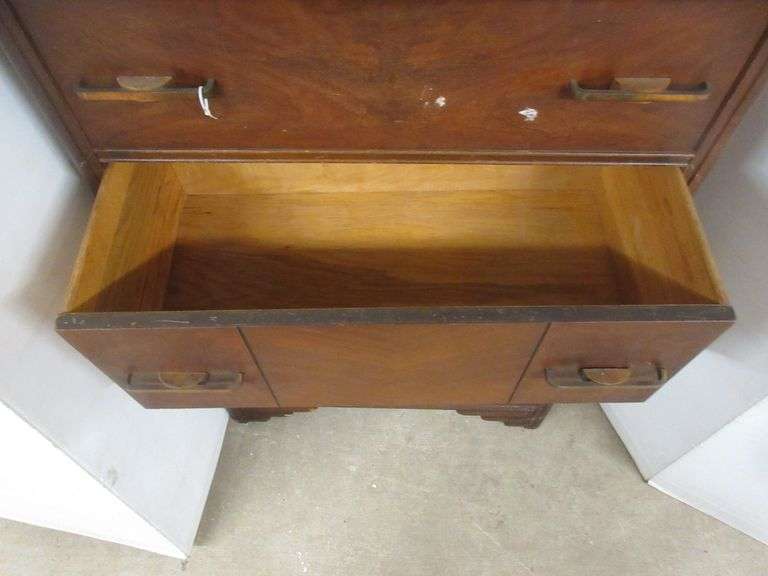 Old Showers Brothers FourDrawer Tall Dresser Albrecht Auction Service
