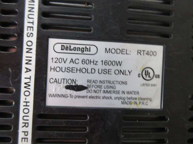 DeLonghi Retro Style FourSlice Toaster with Defrost Bagel Toaster