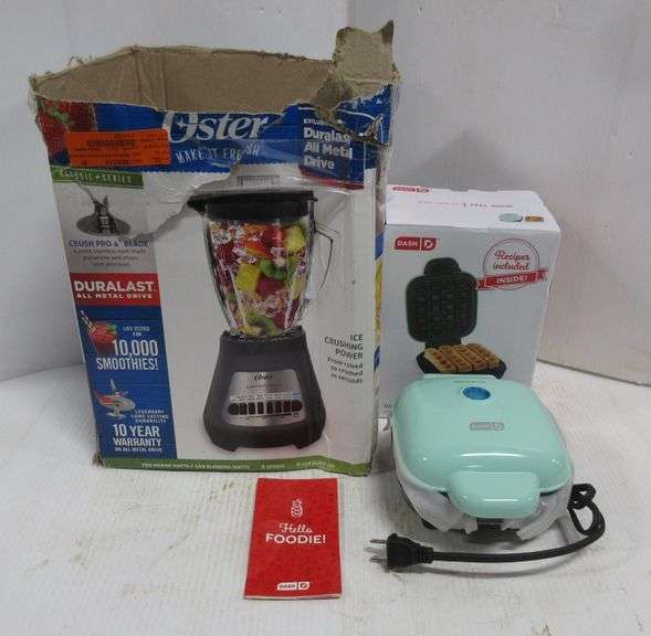 (4) Dash Personal and a LED Waffle Stick Makers; Mini Waffle Griddle