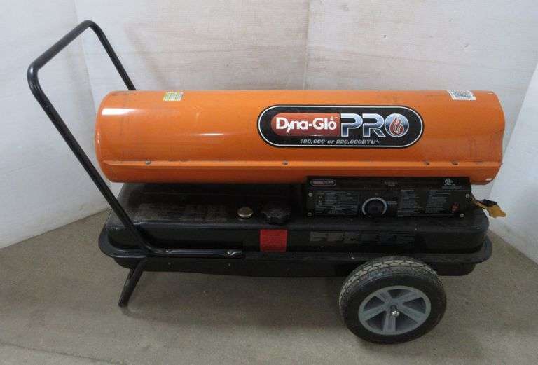 Dyna Glo Pro Torpedo Heater, 180,000/220,000 BTU Albrecht Auction Service
