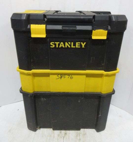 Stanley Tool Box on Wheels with Ratchet Set and Drill Set Albrecht