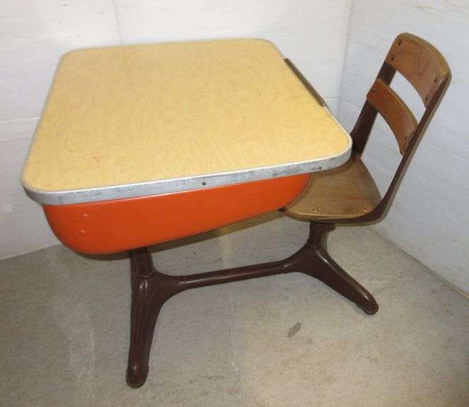 Old School House Desk Albrecht Auction Service