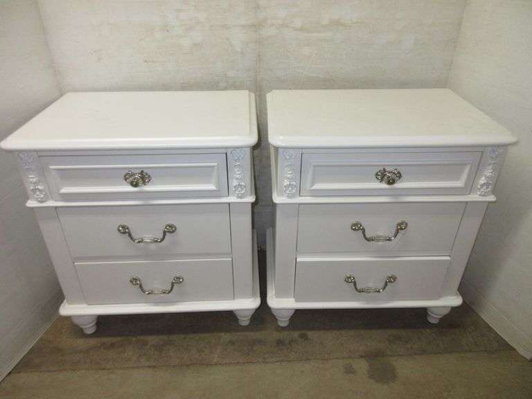 Set of (2) Standard Furniture Olivia Collection ThreeDrawer