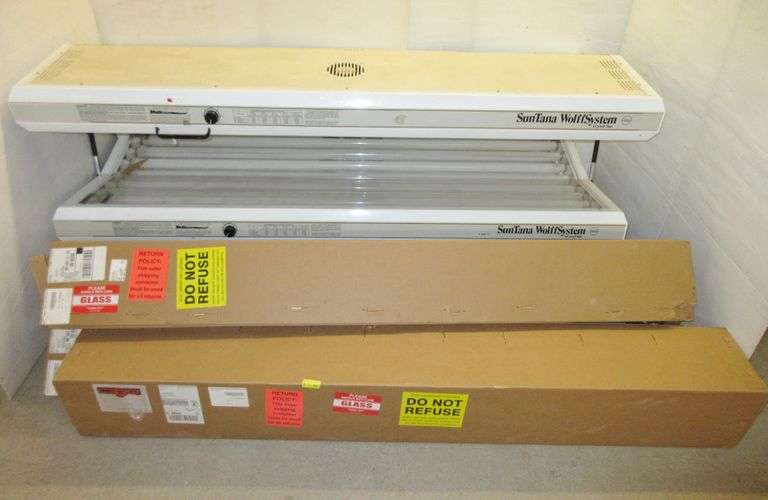 Crystal Sun Tanning Bed, Sun Industries Suntana Wolff System, Has Two