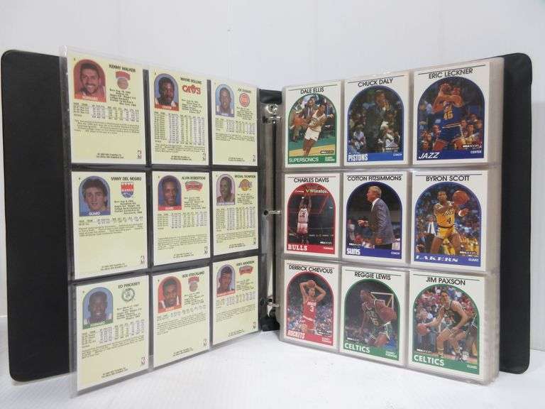 Over (340) 1989 Vintage NBA Hoops Basketball Cards Albrecht Auction Service