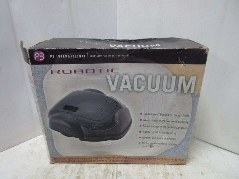 P3 International Robotic Vacuum Albrecht Auction Service