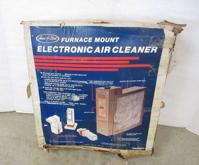 Electronic Air Cleaner, Furnace Mount, Sears Best Model No. 387.83090