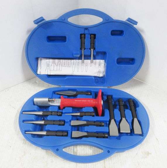 Astro Pneumatic Tool Company 12Piece Interchangeable Chisel Punch Set