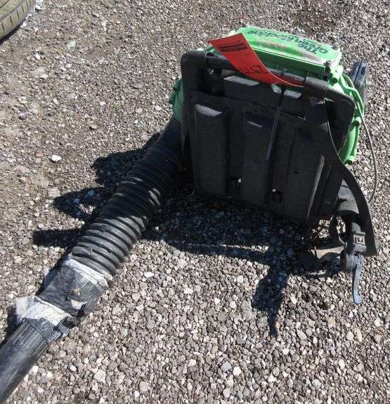 green machine backpack blower