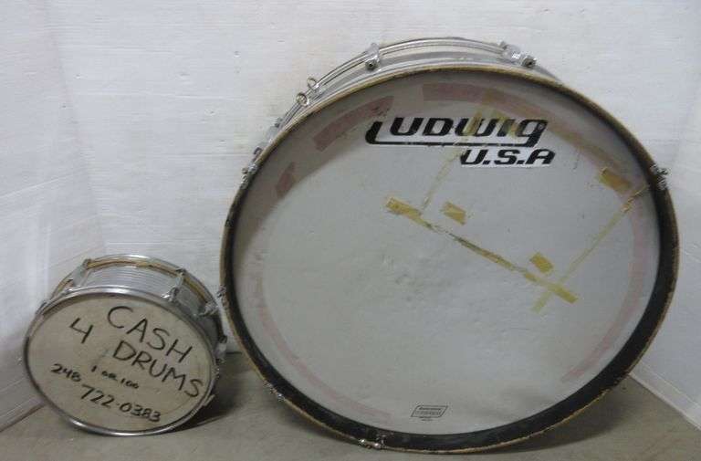 Snare and Bass Drum Albrecht Auction Service