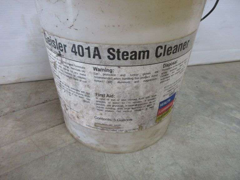 FiveGallon Bucket of Steam Cleaner Albrecht Auction Service