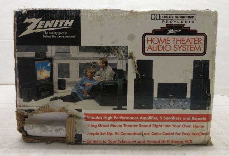 Zenith Home Theater Audio System, Includes High Performance Amplifier