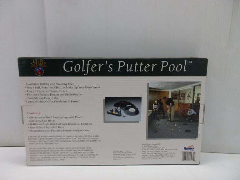 Golfers Putter Pool Albrecht Auction Service