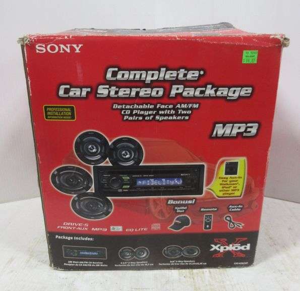(4) Sony XPLOD Car Stereo Speakers Albrecht Auction Service