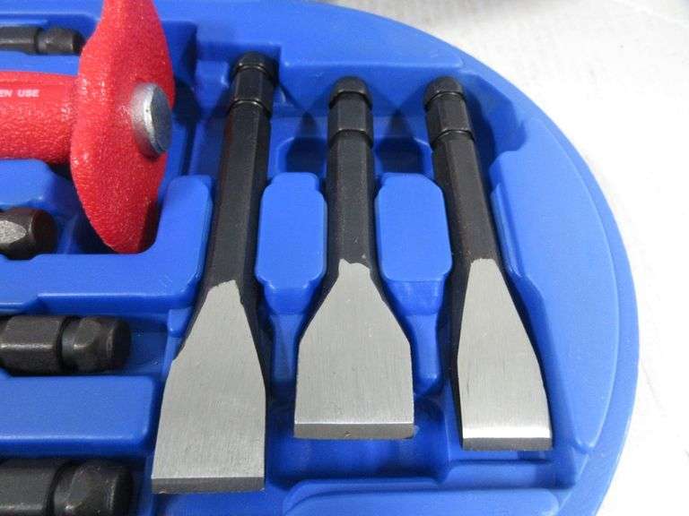 Astro Pneumatic Tool Company 12Piece Interchangeable Chisel Punch Set