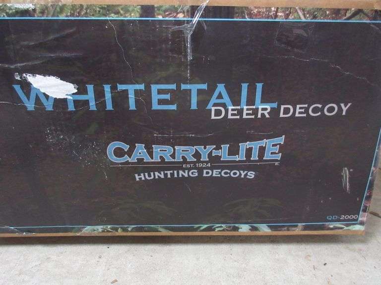 Cabela's Carry Lite Hunting Decoy Whitetail Deer, Has Horns, Tail, Head
