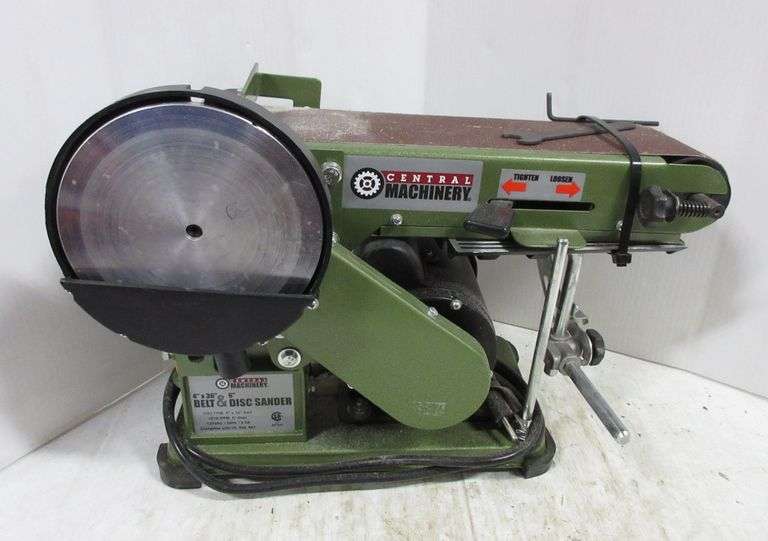 Central Machinery Belt and Disc Sander Albrecht Auction Service